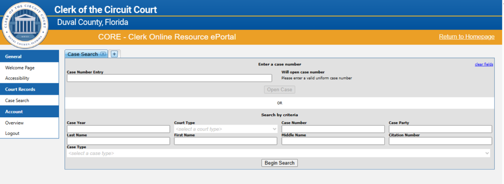 Duval County Court Records